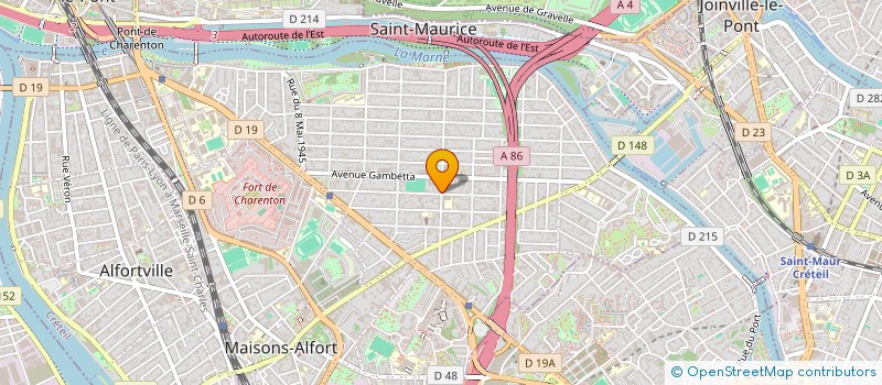 localisation de l'entreprise MADAME BRIGITTE GOUTORBE  MAISONS-ALFORT