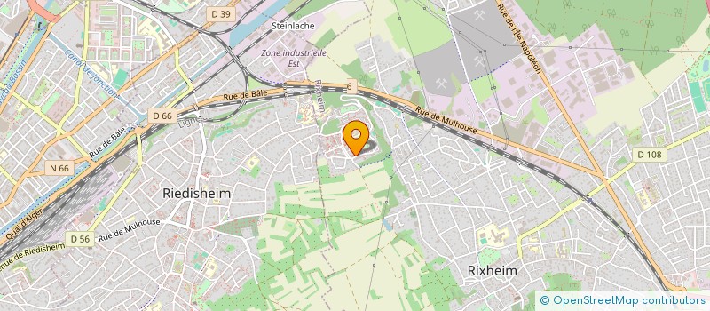 localisation de l'entreprise MADAME BRIGITTE GOUTTE  RIXHEIM