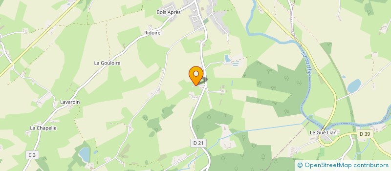 localisation de l'entreprise MADAME BRIGITTE GOYER  GESNES-LE-GANDELIN