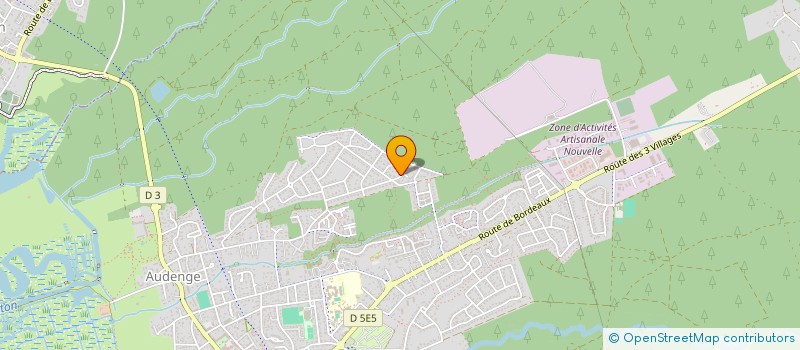 localisation de l'entreprise MADAME BRIGITTE GOYET  AUDENGE
