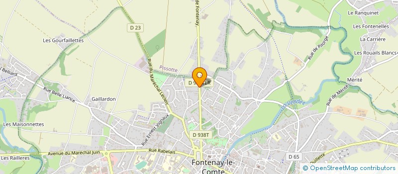 localisation de l'entreprise MADAME BRIGITTE GRALEPOIS  FONTENAY-LE-COMTE