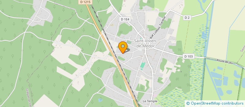 localisation de l'entreprise MADAME BRIGITTE GRAND  SAINT-VIVIEN-DE-MEDOC