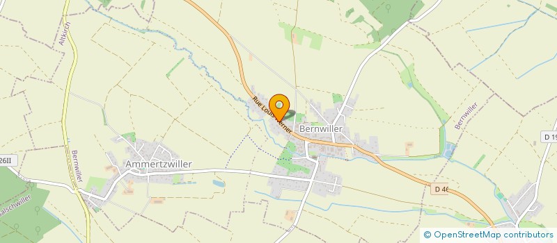 localisation de l'entreprise MADAME BRIGITTE GREDER  BERNWILLER