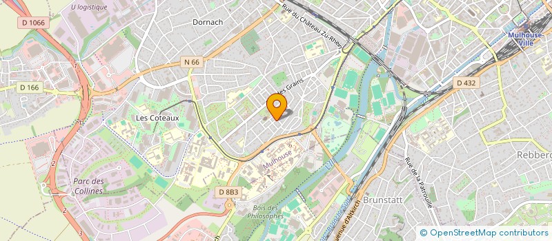 localisation de l'entreprise MADAME BRIGITTE GRESSER  MULHOUSE