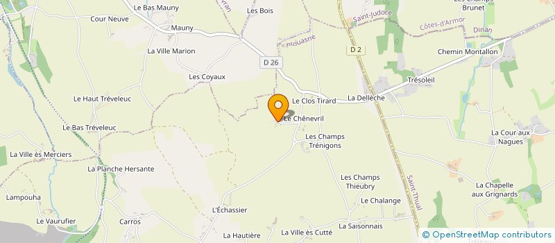 localisation de l'entreprise MADAME BRIGITTE GRIGNON à PLOUASNE