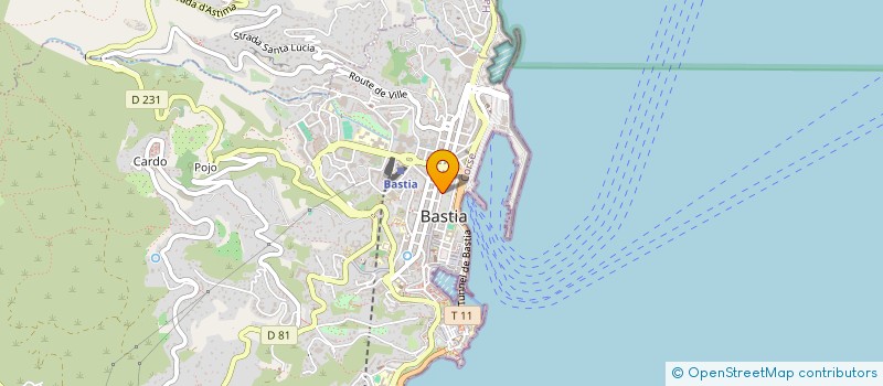 localisation de l'entreprise MADAME BRIGITTE GRIMALDI à BASTIA