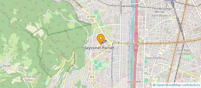 localisation de l'entreprise MADAME BRIGITTE GRIVAUD à SEYSSINET-PARISET