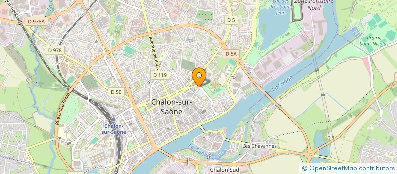 localisation de l'entreprise MADAME BRIGITTE GRIVEAUX à CHALON-SUR-SAONE
