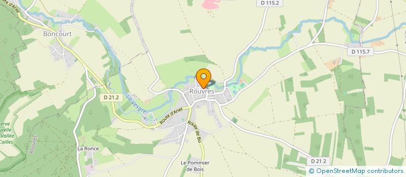 localisation de l'entreprise MADAME BRIGITTE GUERIN à ROUVRES