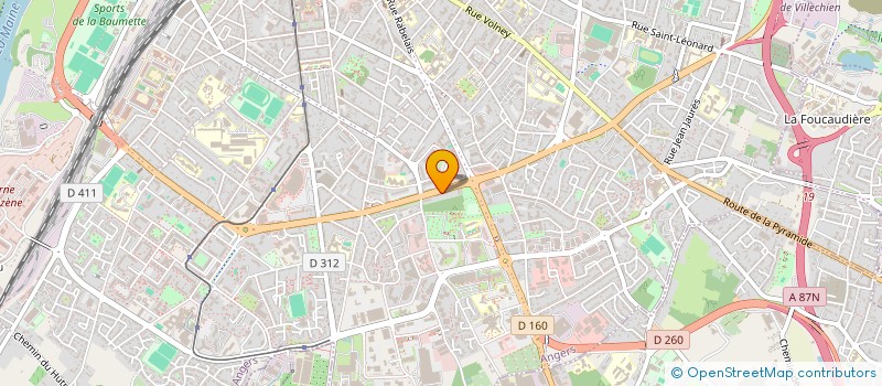 localisation de l'entreprise MADAME BRIGITTE GUERINEAU  ANGERS