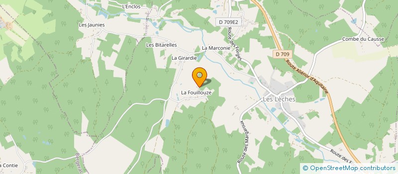 localisation de l'entreprise MADAME BRIGITTE GUILLAUMARD à BEAUPOUYET
