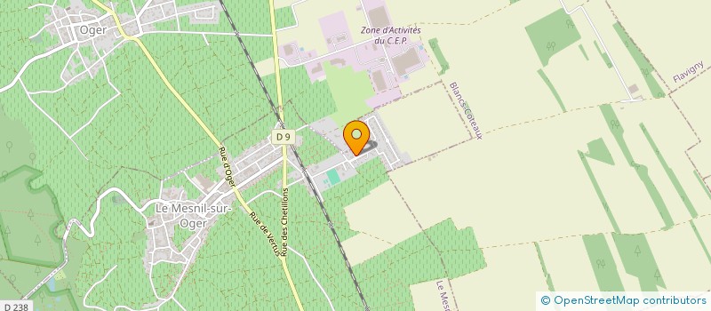 localisation de l'entreprise MADAME BRIGITTE GUILLAUME  LE MESNIL-SUR-OGER