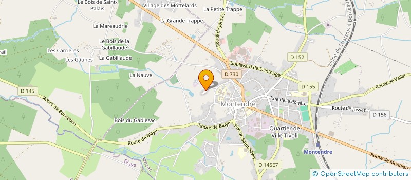 localisation de l'entreprise MADAME BRIGITTE GUILLEMASSY-CAZABONNE  MONTENDRE