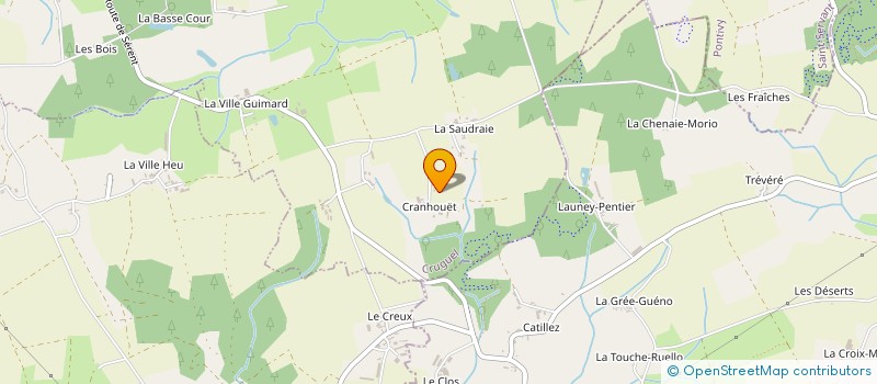 localisation de l'entreprise MADAME BRIGITTE GUILLO  CRUGUEL