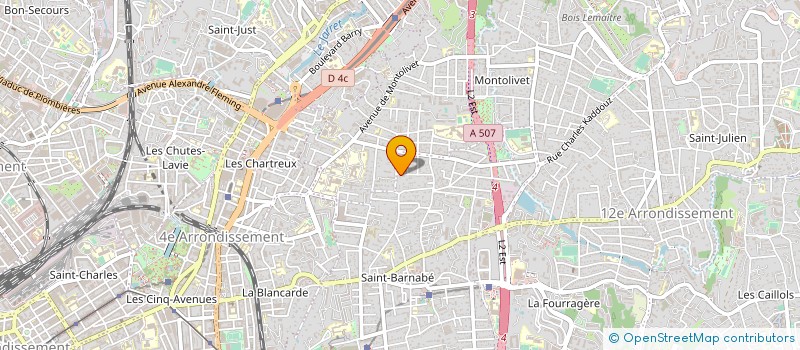 localisation de l'entreprise MADAME BRIGITTE GUILLOTTI à MARSEILLE