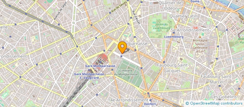 localisation de l'entreprise MADAME BRIGITTE GUILLOUX à PARIS