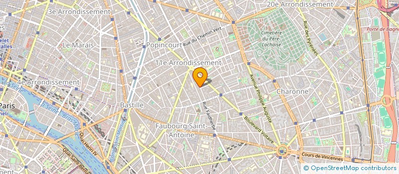 localisation de l'entreprise MADAME BRIGITTE GUIRAUDIE à PARIS