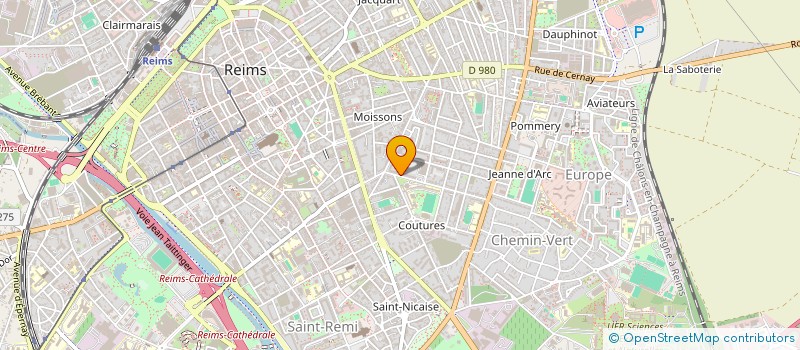 localisation de l'entreprise MADAME BRIGITTE GUYOT  REIMS