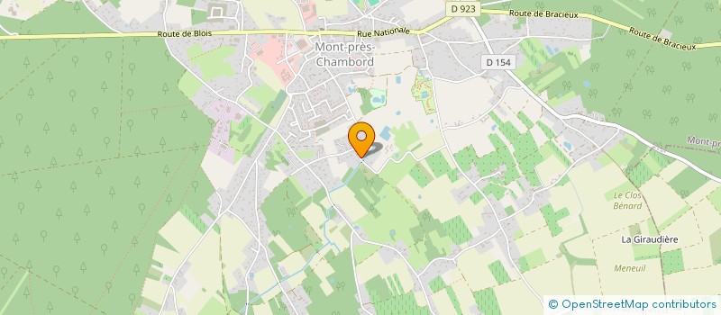 localisation de l'entreprise MADAME BRIGITTE HAENTJENS  MONT-PRES-CHAMBORD