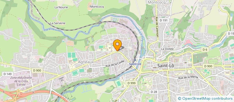 localisation de l'entreprise MADAME BRIGITTE HALBOUT  AGNEAUX