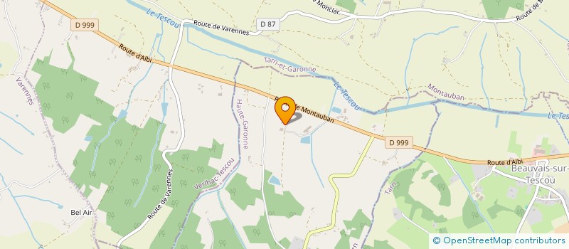 localisation de l'entreprise MADAME BRIGITTE HALL  LE BORN