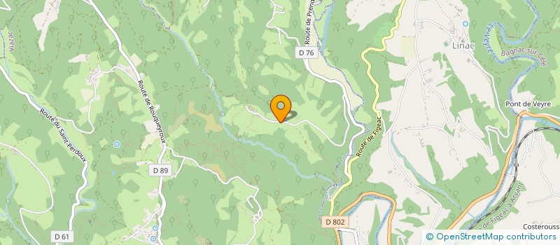 localisation de l'entreprise MADAME BRIGITTE HALLART  VIAZAC