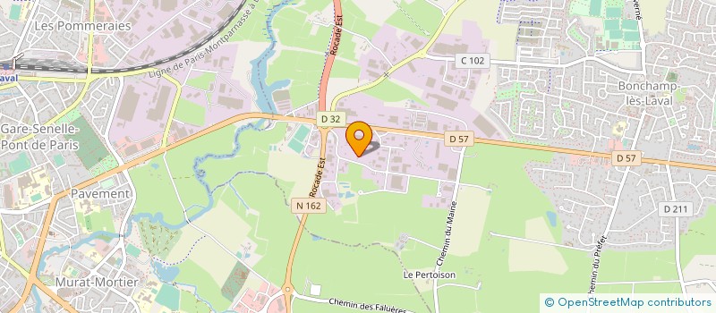 localisation de l'entreprise MADAME BRIGITTE HAMARD à BONCHAMP-LES-LAVAL