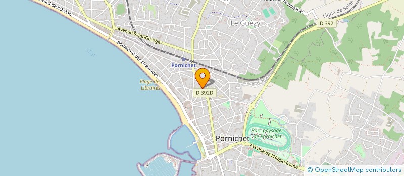localisation de l'entreprise MADAME BRIGITTE HAMON à PORNICHET