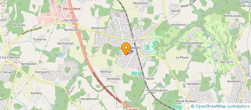 localisation de l'entreprise MADAME BRIGITTE HAUMONT  GESTEL