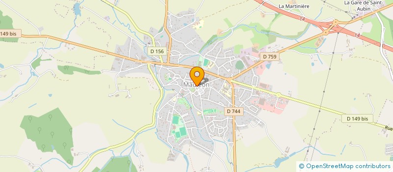 localisation de l'entreprise MADAME BRIGITTE HAY  MAULEON