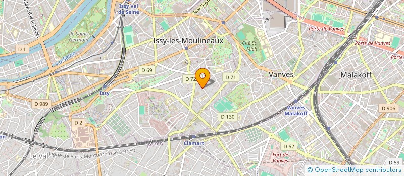 localisation de l'entreprise MADAME BRIGITTE HEBERT à ISSY-LES-MOULINEAUX