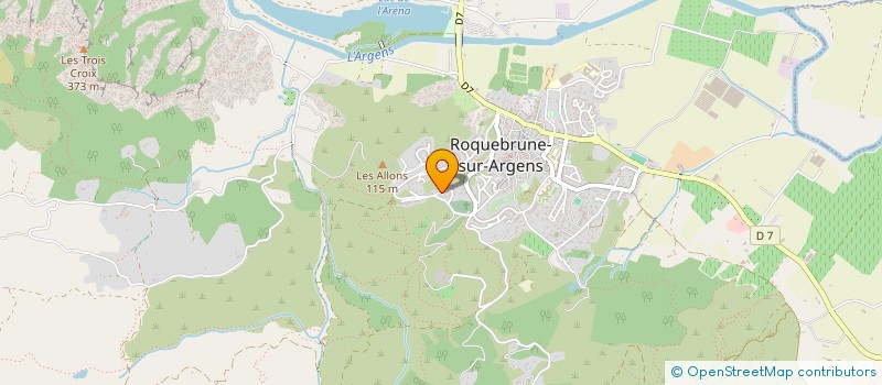 localisation de l'entreprise MADAME BRIGITTE HECKMANN à ROQUEBRUNE-SUR-ARGENS