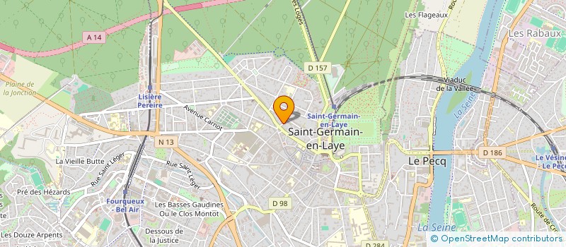 localisation de l'entreprise MADAME BRIGITTE HEMMERLIN à SAINT-GERMAIN-EN-LAYE