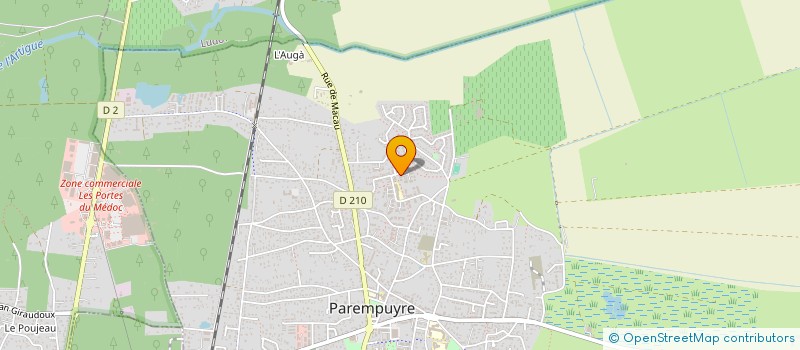 localisation de l'entreprise MADAME BRIGITTE HENRY  PAREMPUYRE