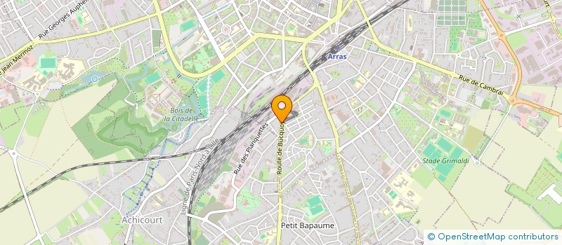 localisation de l'entreprise MADAME BRIGITTE HERBOMEL à ARRAS