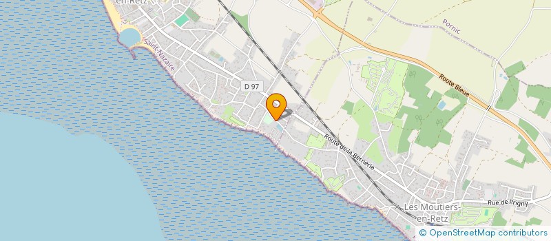 localisation de l'entreprise MADAME BRIGITTE HERMITTE  LA BERNERIE-EN-RETZ