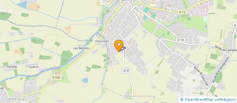 localisation de l'entreprise MADAME BRIGITTE HERNANDEZ  SAINT-LYS