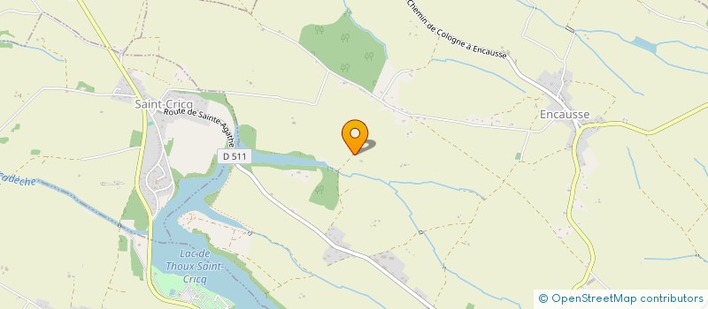 localisation de l'entreprise MADAME BRIGITTE HERON  ENCAUSSE