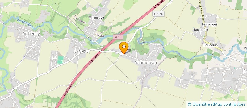 localisation de l'entreprise MADAME BRIGITTE HERRADA  VOUILLE