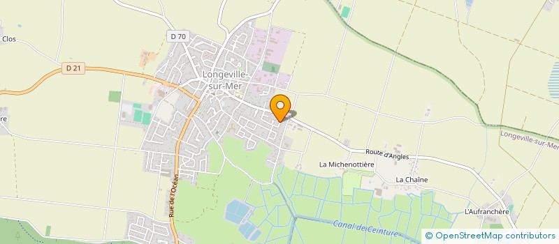 localisation de l'entreprise MADAME BRIGITTE HERVOUET  LONGEVILLE-SUR-MER