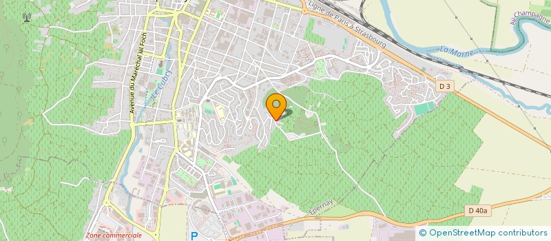 localisation de l'entreprise MADAME BRIGITTE HODE  EPERNAY