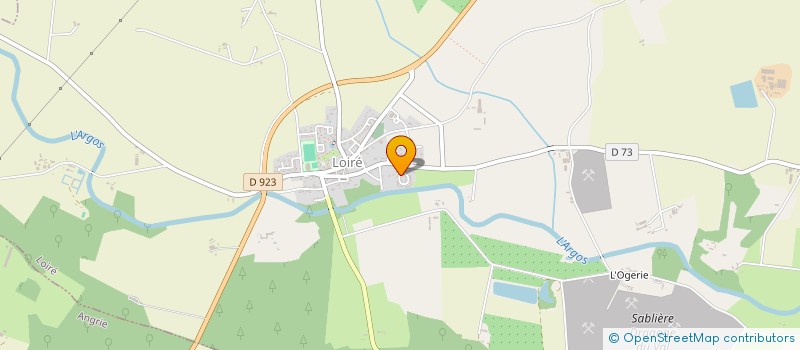 localisation de l'entreprise MADAME BRIGITTE HOUDIN  LOIRE