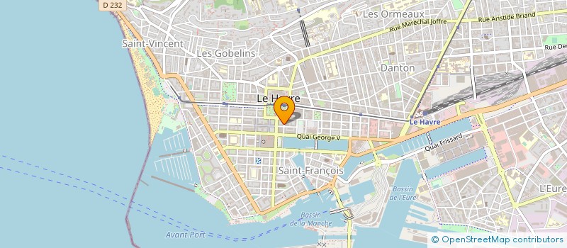 localisation de l'entreprise MADAME BRIGITTE HOUEL à LE HAVRE