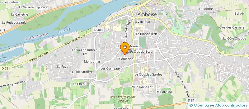 localisation de l'entreprise MADAME BRIGITTE HUARD  AMBOISE