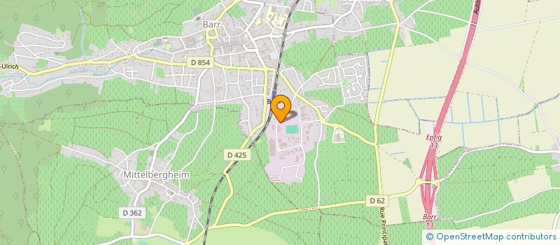 localisation de l'entreprise MADAME BRIGITTE HUNGERBUHLER  BARR