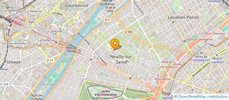 localisation de l'entreprise MADAME BRIGITTE HUVEY à NEUILLY-SUR-SEINE
