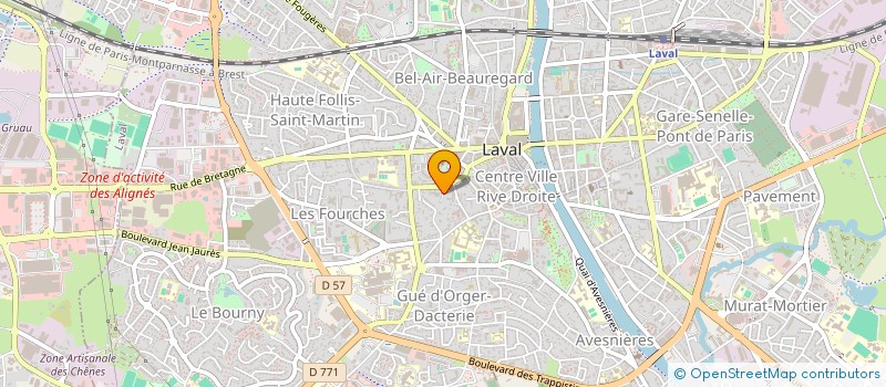 localisation de l'entreprise MADAME BRIGITTE IMBERT à LAVAL