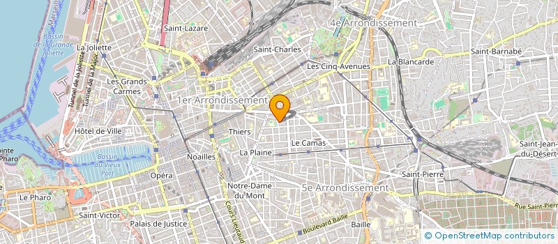 localisation de l'entreprise MADAME BRIGITTE ISOARD à MARSEILLE