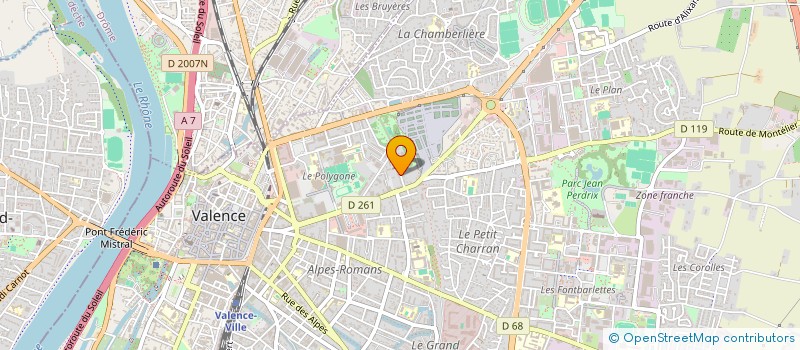 localisation de l'entreprise MADAME BRIGITTE JAMAKORZIAN à VALENCE