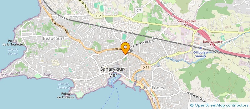 localisation de l'entreprise MADAME BRIGITTE JANNEL à SANARY-SUR-MER